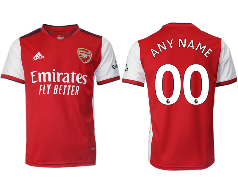 Cheap Men 2021-2022 Club Arsenal home aaa version red customized Soccer Jersey